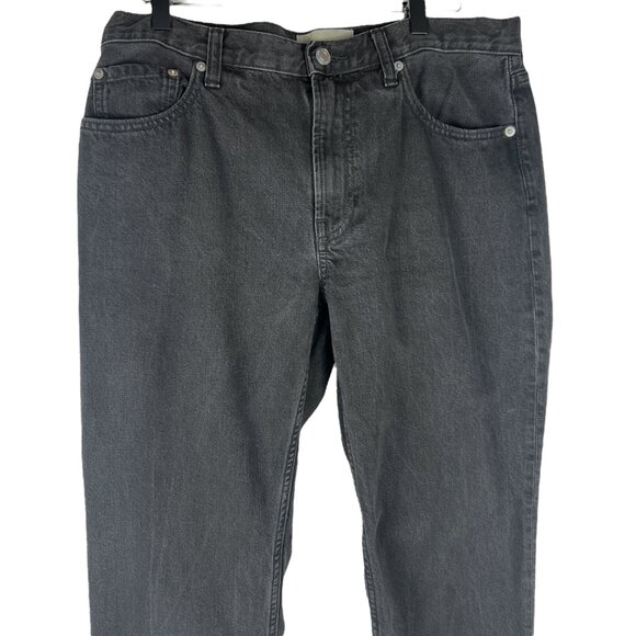 Everlane Women's The Slouched Bootcut Jean in Washed Black Relaxed Denim Size 29 - Picture 2 of 13